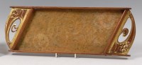 Lot 156 - An Austrian Art Nouveau walnut and gilt brass...