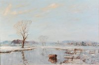 Lot 209 - Alistair Kilburn (b.1936) - Winter Morning,...