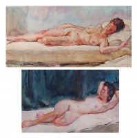 Lot 233 - After Kees van Dongen (1877-1968) - Female...