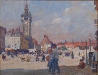 Lot 255 - John Hodgson Lobley (1878-1954) - Grande Place...