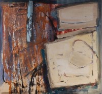 Lot 271 - Truman - Written in Water, abstract oil on...