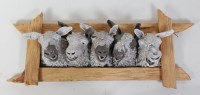 Lot 187 - Contemporary School - A painted plaster wall...