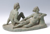 Lot 188 - Karin Jonzen (1914-88) A naturalistic bronzed...