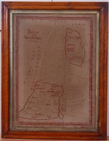 Lot 1343 - A Victorian needlework sampler entitled...