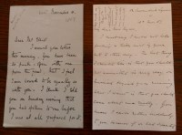 Lot 1085 - A collection of over 60 letters 1887-1888...