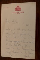 Lot 1095 - HRH Princess Margaret, a.l.s. to the Hon. Mrs...