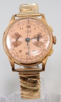 Lot 2299 - A gents Titus Geneve 18ct gold cased...