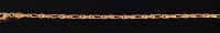 Lot 2017 - A modern 9ct gold flat link necklace, 10.3g,...