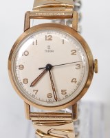 Lot 2119 - A gents vintage 9ct gold cased Tudor...