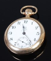 Lot 2149 - A Ball & Co Cleveland Standard gold plated...