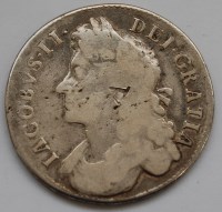Lot 17 - England, 1685 half crown, James II laureate...