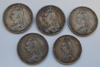 Lot 38 - Great Britain, four Victoria jubilee head...