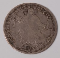 Lot 48 - Papal States, 1778, ½ scudo, Pius VI, rev....