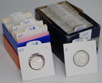 Lot 60 - Great Britain, 44x George VI silver shillings...