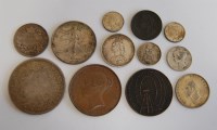 Lot 52 - Mixed lot 19th century and later silver and...