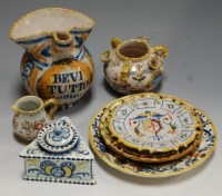 Lot 52 - *A late 19th century Cantagalli maiolica...
