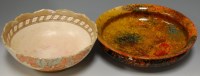 Lot 68 - An Art Deco Crown Ducal shallow bowl on a...