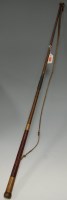 Lot 141 - An early 20th century plaited leather and...