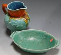 Lot 32 - An Art Deco Shorter & Sons Aura jug on a...