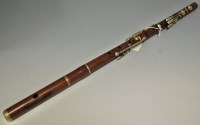 Lot 137 - An African black wood and silver plated...