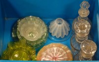 Lot 187 - *A box of miscellaneous glassware to include...