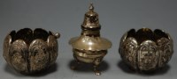 Lot 349 - A pair of Victorian silver open salts, of...