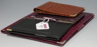 Lot 260 - An Aspinall of London gents crocodile skin...