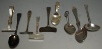 Lot 279 - A quantity of silver christening spoons,...