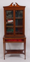 Lot 3627 - A Sheraton Revival mahogany and satinwood...