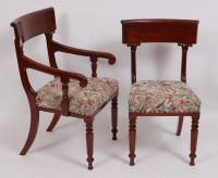 Lot 3626 - A set of fourteen William IV style mahogany...