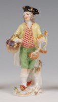 Lot 3070 - A Meissen porcelain figure 'The Male Grape...