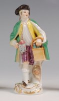Lot 3077 - A Meissen porcelain figure 'The Night Watchman'...