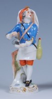Lot 3084 - A Meissen porcelain figure 'The Wine Seller',...
