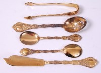 Lot 3175 - A pair of Odiot French vermeil (silver-gilt)...