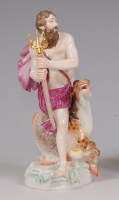 Lot 3111 - A Meissen porcelain figure of Neptune, after...