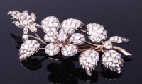 Lot 3246 - An early C20th silver gilt and diamond set...