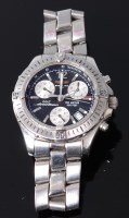 Lot 3333 - A gents Breitling steel cased Colt Chrono...