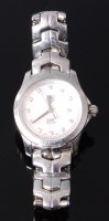 Lot 3334 - A ladies stainless steel Tag Heuer link...