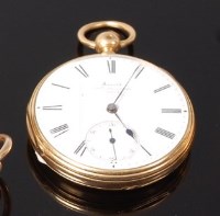 Lot 3337 - A Charles Frodsham of London gents 18ct gold...