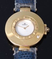 Lot 3390 - A Jaeger LeCoultre ladies 18ct gold cased...