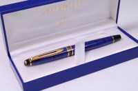 Lot 3450 - A modern Waterman Expert II lapis lazuli...