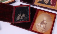 Lot 3454 - *A Victorian daguerreotype three-quarter...
