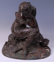 Lot 3458 - A late 19th century French bronze model of a...