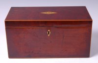 Lot 3466 - *A George III mahogany and boxwood strung...