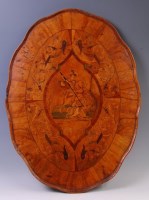 Lot 3470 - An 18th century Italian walnut and inlaid...