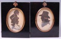 Lot 3480 - Late 18th century English school - Profile...