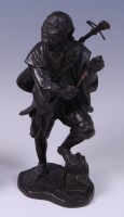 Lot 3486 - A Japanese Meiji period patinated bronze...