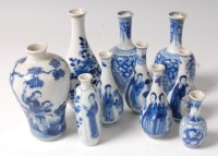 Lot 3505 - *A quantity of Chinese export blue and white...