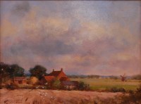 Lot 3522 - Owen Walters (1916-2004) - The Manor Farm at...