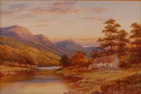 Lot 3526 - Harold Lawes (1865-1940) - Duneraggan Huts...